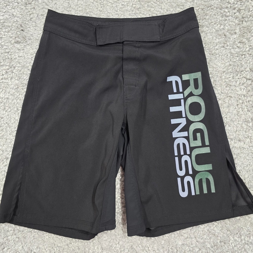 Rogue Fitness Board Shorts Mens 28 Black Weightlifting CrossFit Athletic Gym